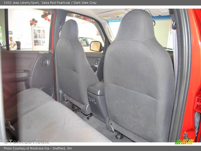 Salsa Red Pearlcoat / Dark Slate Gray 2002 Jeep Liberty Sport