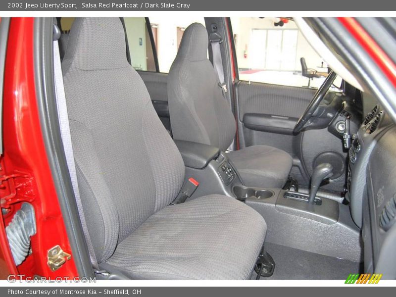 Salsa Red Pearlcoat / Dark Slate Gray 2002 Jeep Liberty Sport