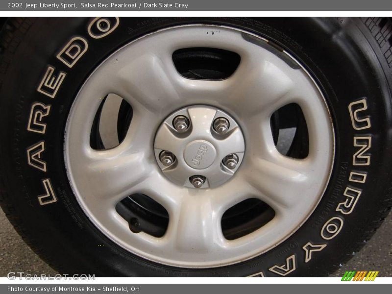 Salsa Red Pearlcoat / Dark Slate Gray 2002 Jeep Liberty Sport