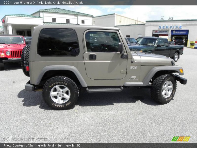Light Khaki Metallic / Khaki 2004 Jeep Wrangler X 4x4