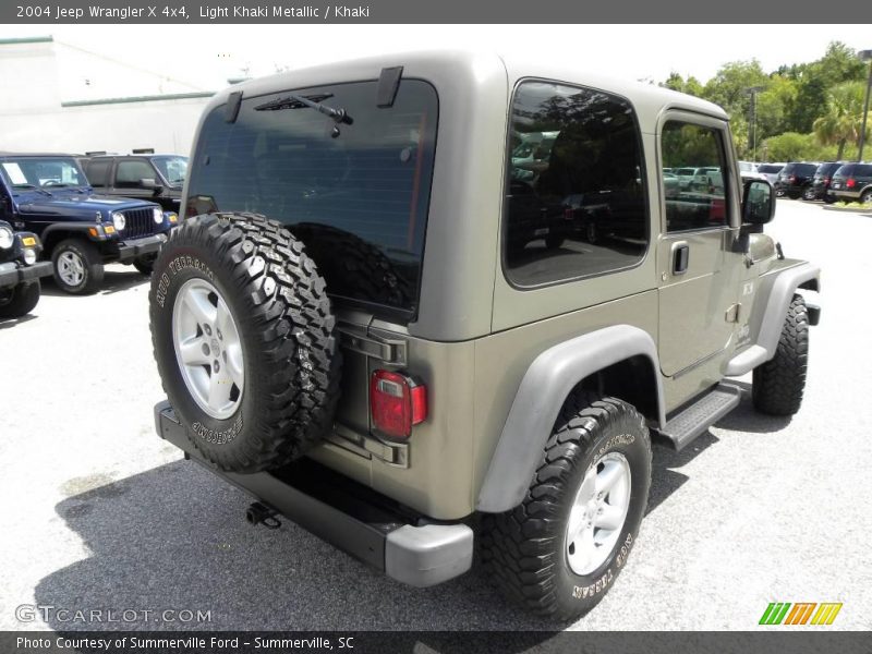 Light Khaki Metallic / Khaki 2004 Jeep Wrangler X 4x4