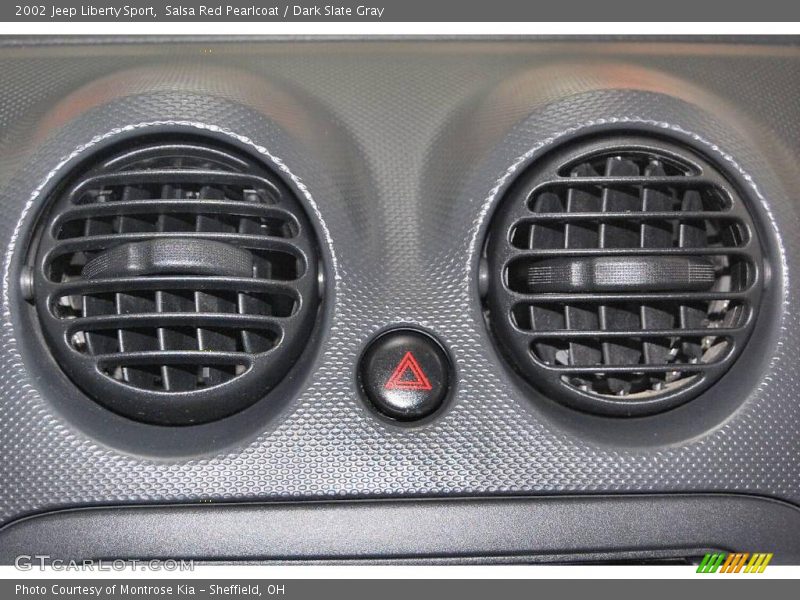 Salsa Red Pearlcoat / Dark Slate Gray 2002 Jeep Liberty Sport