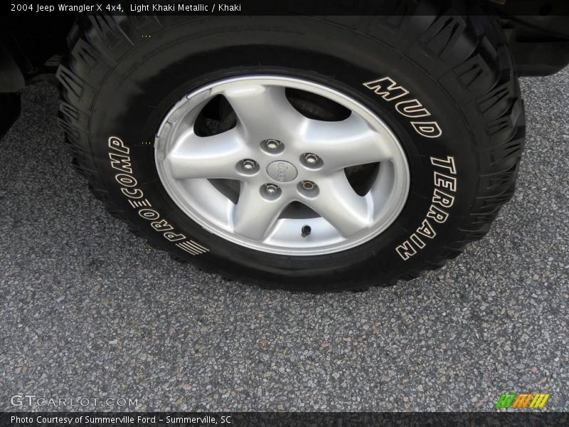 Light Khaki Metallic / Khaki 2004 Jeep Wrangler X 4x4