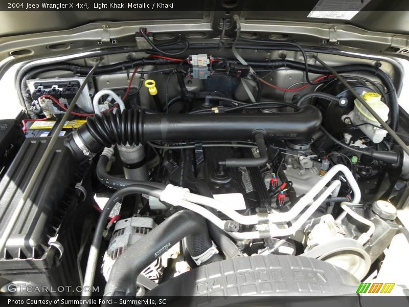 Light Khaki Metallic / Khaki 2004 Jeep Wrangler X 4x4