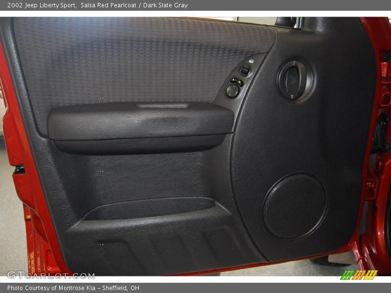 Salsa Red Pearlcoat / Dark Slate Gray 2002 Jeep Liberty Sport