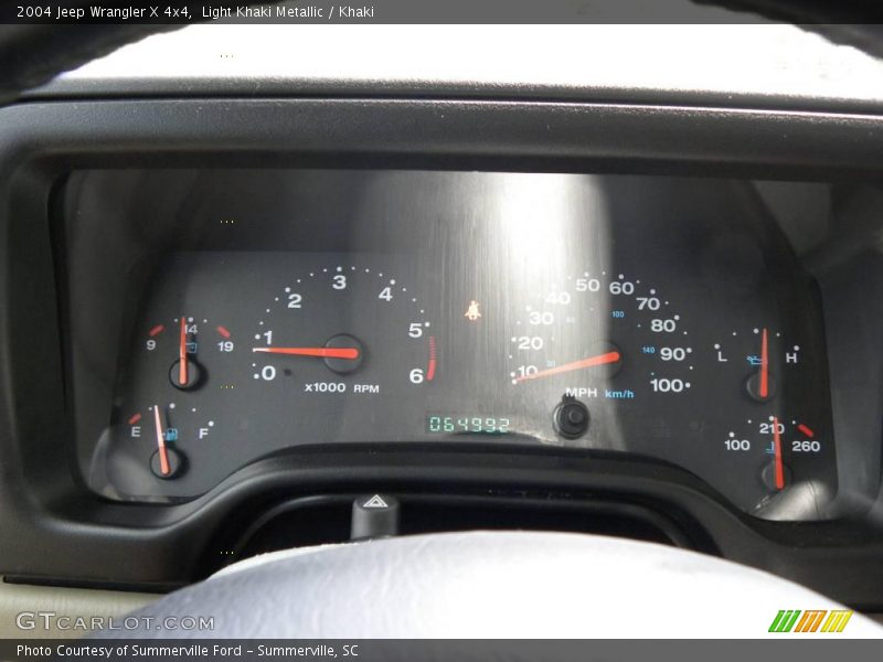 Light Khaki Metallic / Khaki 2004 Jeep Wrangler X 4x4