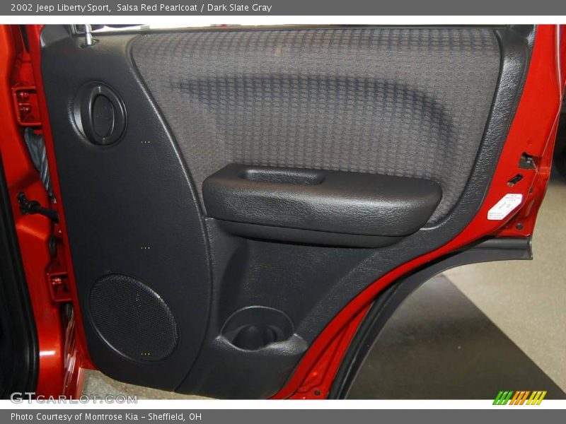 Salsa Red Pearlcoat / Dark Slate Gray 2002 Jeep Liberty Sport