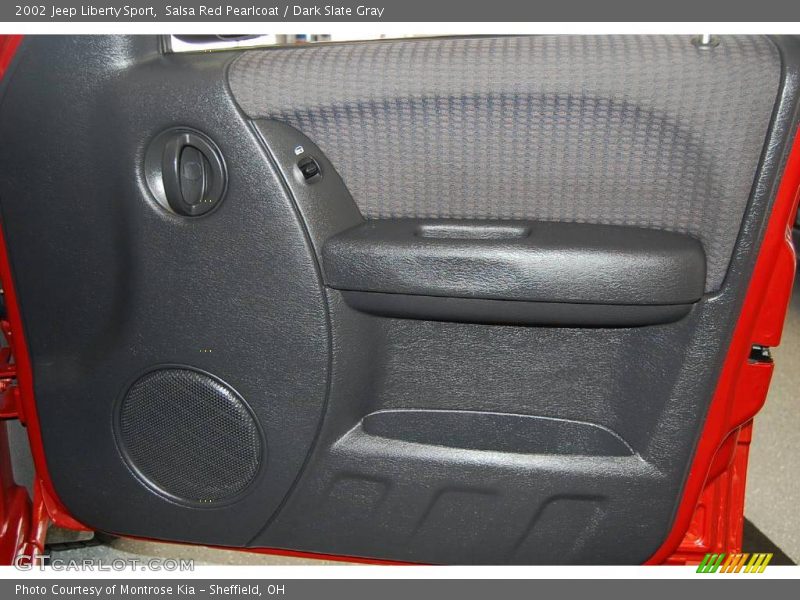Salsa Red Pearlcoat / Dark Slate Gray 2002 Jeep Liberty Sport