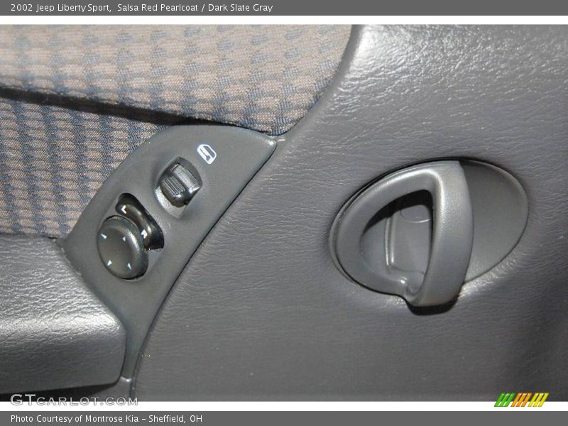 Salsa Red Pearlcoat / Dark Slate Gray 2002 Jeep Liberty Sport