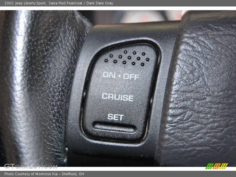 Salsa Red Pearlcoat / Dark Slate Gray 2002 Jeep Liberty Sport