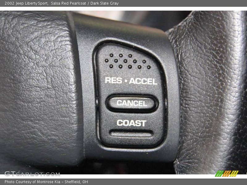 Salsa Red Pearlcoat / Dark Slate Gray 2002 Jeep Liberty Sport