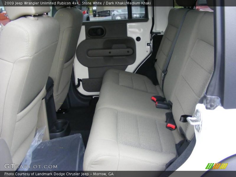Stone White / Dark Khaki/Medium Khaki 2009 Jeep Wrangler Unlimited Rubicon 4x4