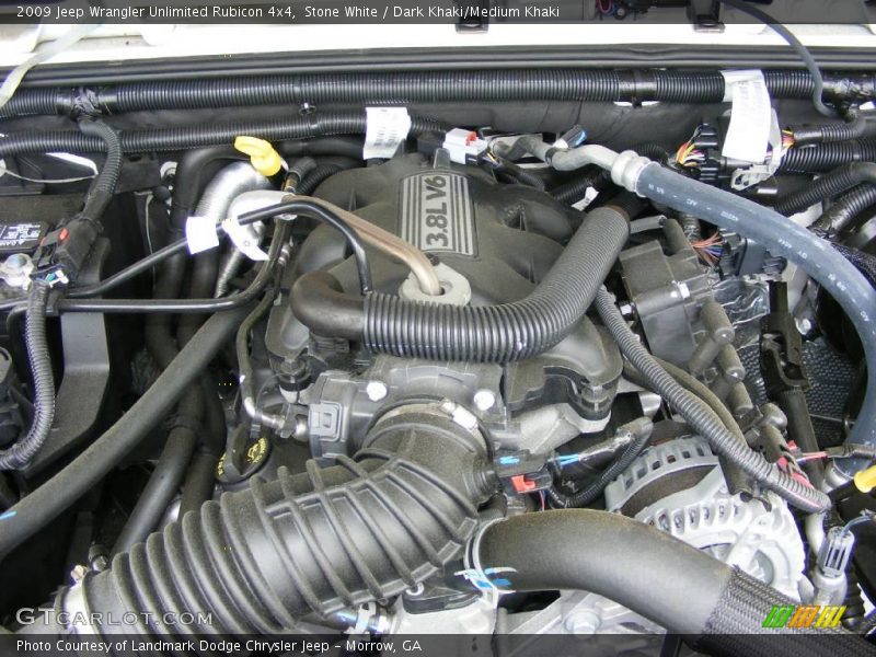 Stone White / Dark Khaki/Medium Khaki 2009 Jeep Wrangler Unlimited Rubicon 4x4