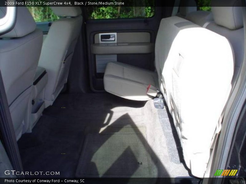 Black / Stone/Medium Stone 2009 Ford F150 XLT SuperCrew 4x4