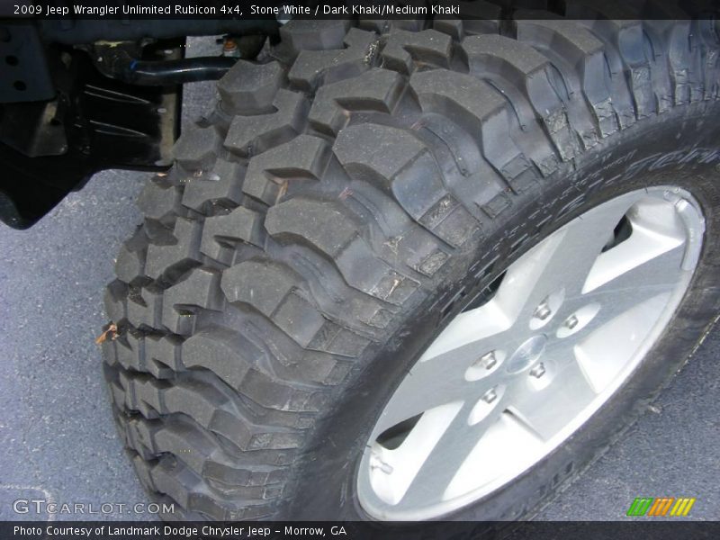 Stone White / Dark Khaki/Medium Khaki 2009 Jeep Wrangler Unlimited Rubicon 4x4