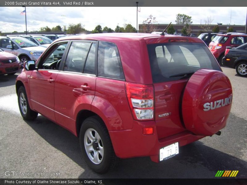 Vivid Red / Black 2008 Suzuki Grand Vitara 4x4