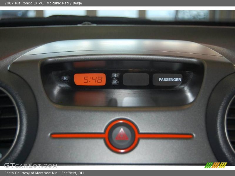 Volcanic Red / Beige 2007 Kia Rondo LX V6