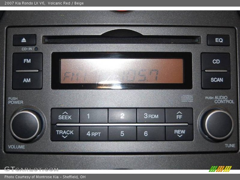 Volcanic Red / Beige 2007 Kia Rondo LX V6