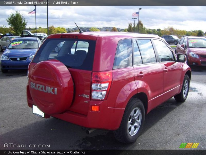 Vivid Red / Black 2008 Suzuki Grand Vitara 4x4