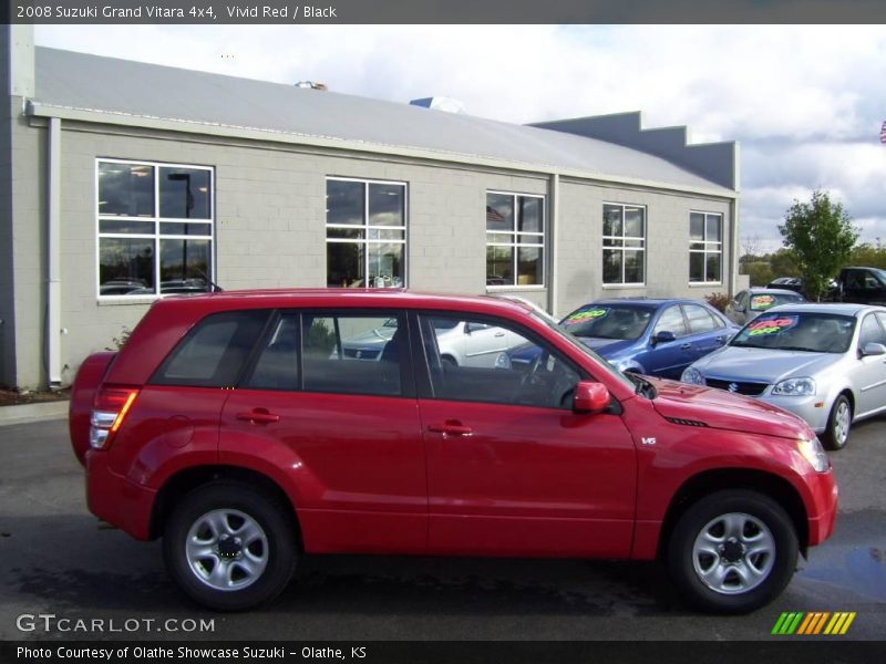 Vivid Red / Black 2008 Suzuki Grand Vitara 4x4