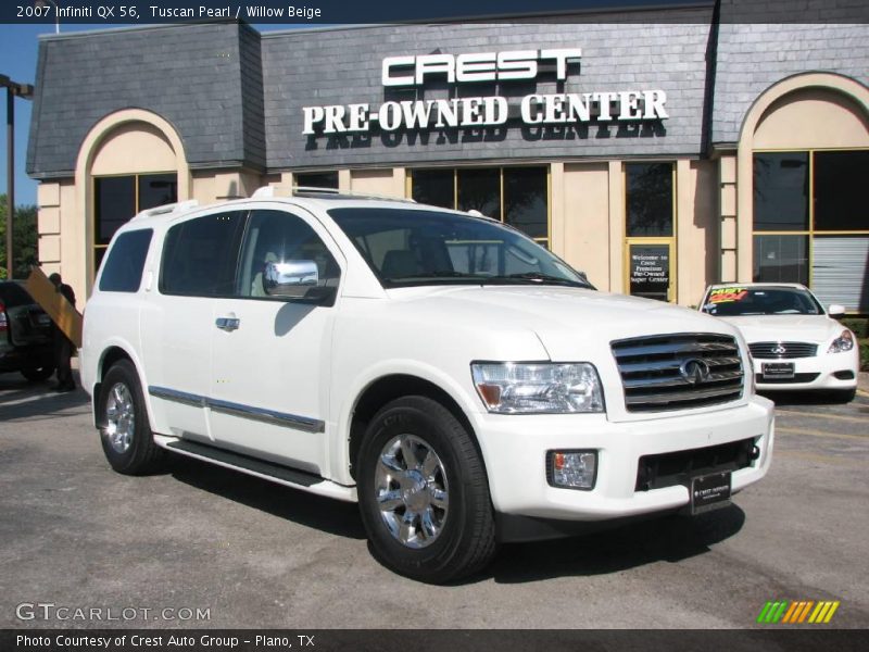 Tuscan Pearl / Willow Beige 2007 Infiniti QX 56