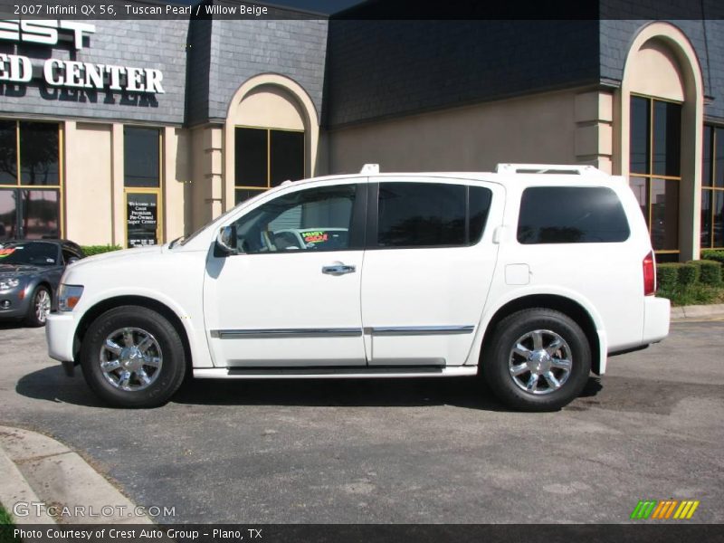 Tuscan Pearl / Willow Beige 2007 Infiniti QX 56