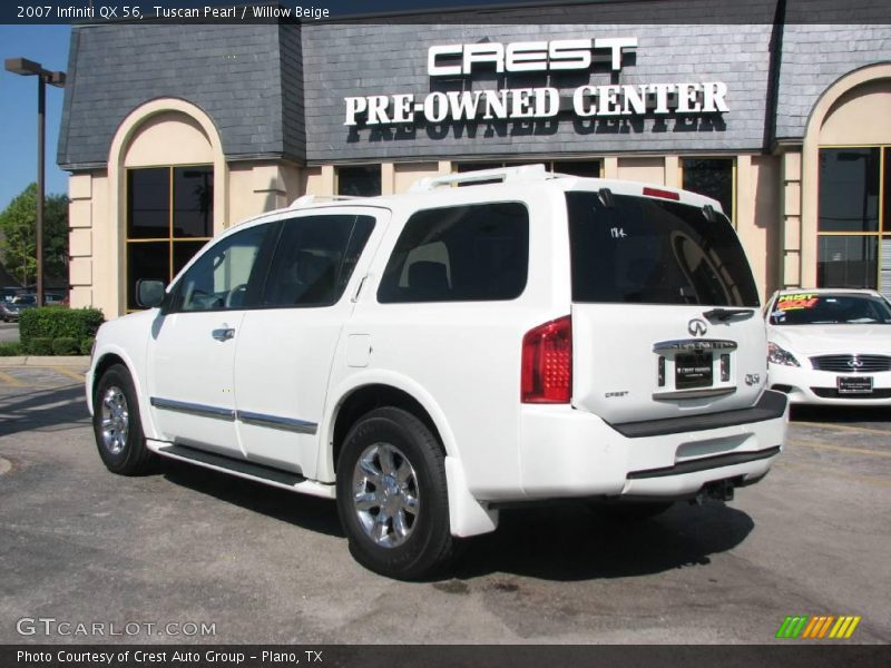 Tuscan Pearl / Willow Beige 2007 Infiniti QX 56