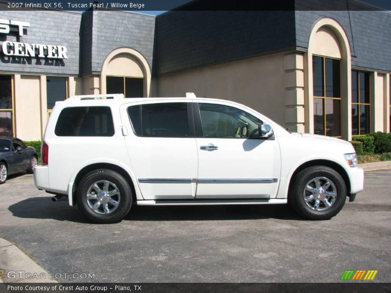 Tuscan Pearl / Willow Beige 2007 Infiniti QX 56
