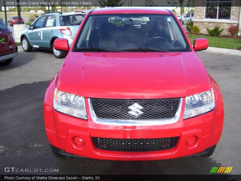 Vivid Red / Black 2008 Suzuki Grand Vitara 4x4