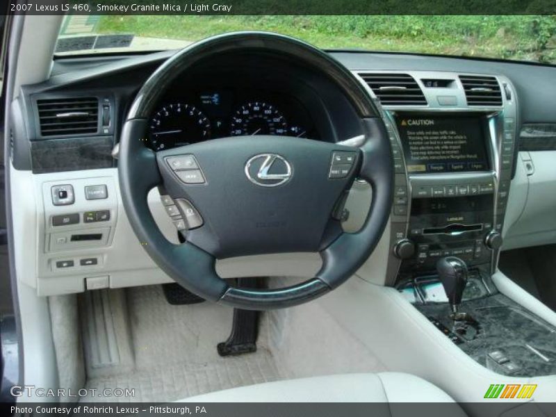 Smokey Granite Mica / Light Gray 2007 Lexus LS 460