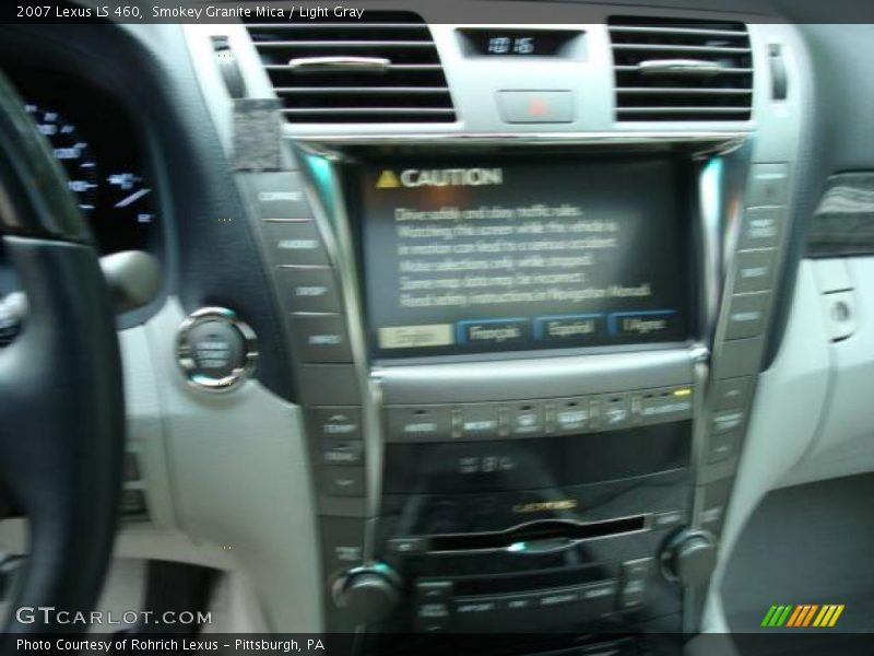 Smokey Granite Mica / Light Gray 2007 Lexus LS 460