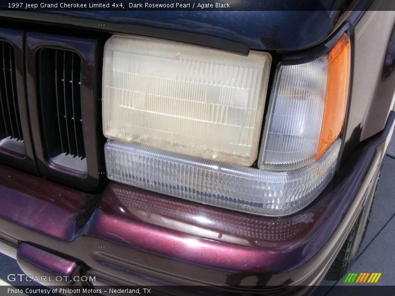 Dark Rosewood Pearl / Agate Black 1997 Jeep Grand Cherokee Limited 4x4