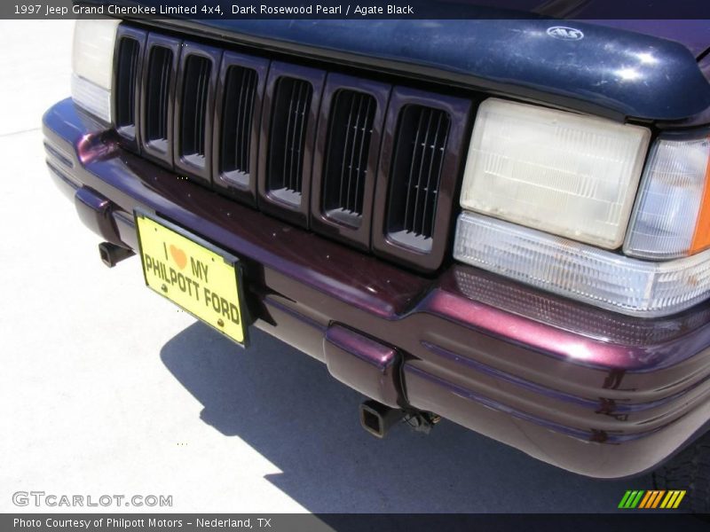 Dark Rosewood Pearl / Agate Black 1997 Jeep Grand Cherokee Limited 4x4