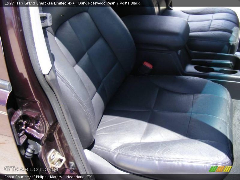 Dark Rosewood Pearl / Agate Black 1997 Jeep Grand Cherokee Limited 4x4
