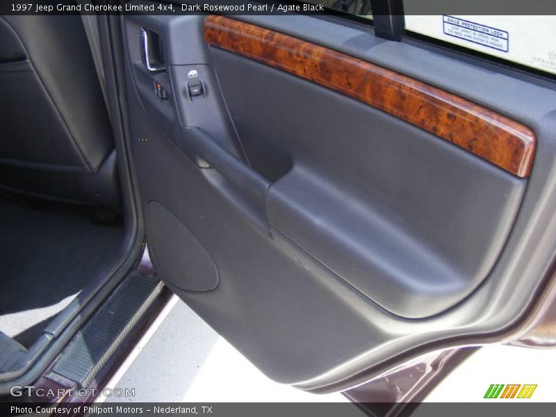 Dark Rosewood Pearl / Agate Black 1997 Jeep Grand Cherokee Limited 4x4