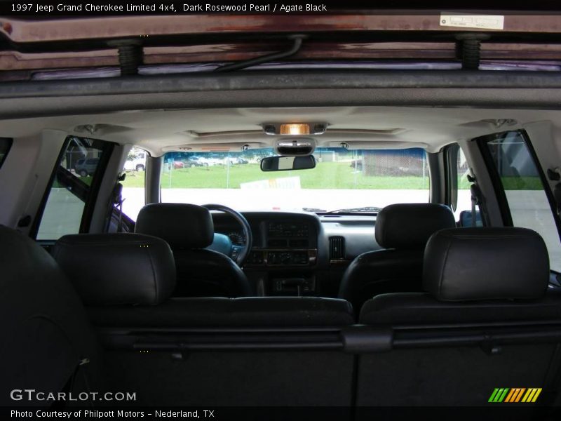 Dark Rosewood Pearl / Agate Black 1997 Jeep Grand Cherokee Limited 4x4
