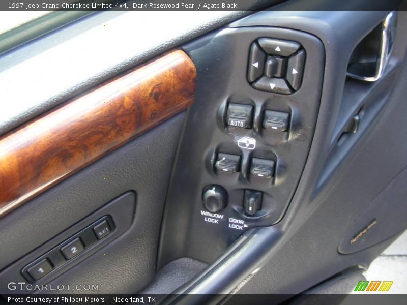 Dark Rosewood Pearl / Agate Black 1997 Jeep Grand Cherokee Limited 4x4