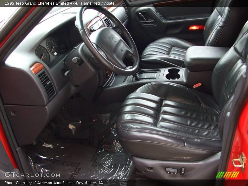 Flame Red / Agate 1999 Jeep Grand Cherokee Limited 4x4