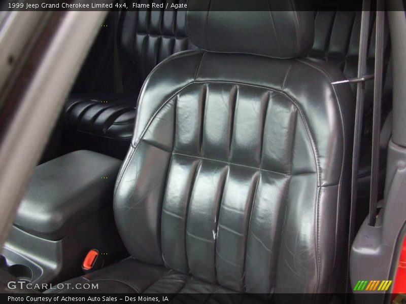 Flame Red / Agate 1999 Jeep Grand Cherokee Limited 4x4