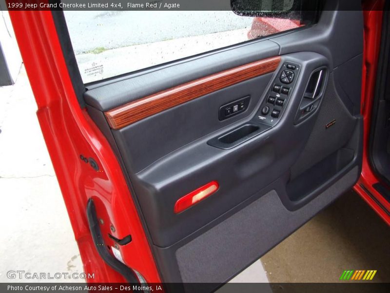 Flame Red / Agate 1999 Jeep Grand Cherokee Limited 4x4