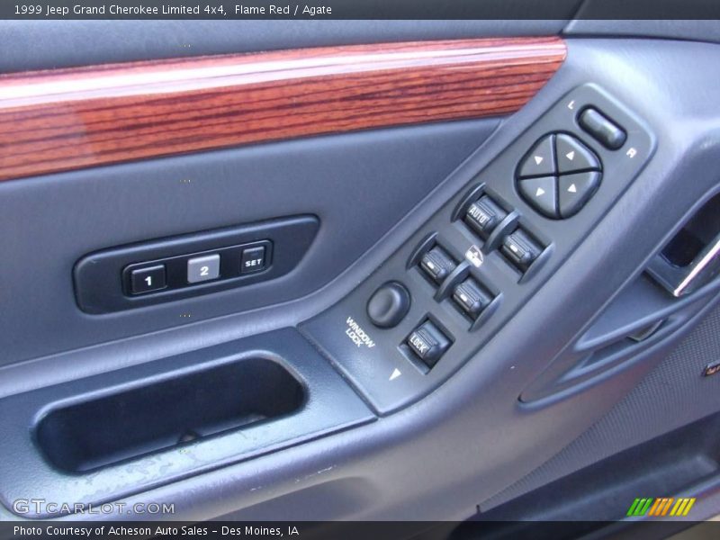 Flame Red / Agate 1999 Jeep Grand Cherokee Limited 4x4