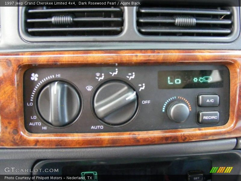Dark Rosewood Pearl / Agate Black 1997 Jeep Grand Cherokee Limited 4x4