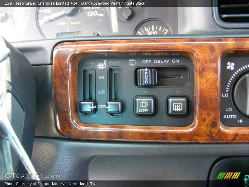 Dark Rosewood Pearl / Agate Black 1997 Jeep Grand Cherokee Limited 4x4