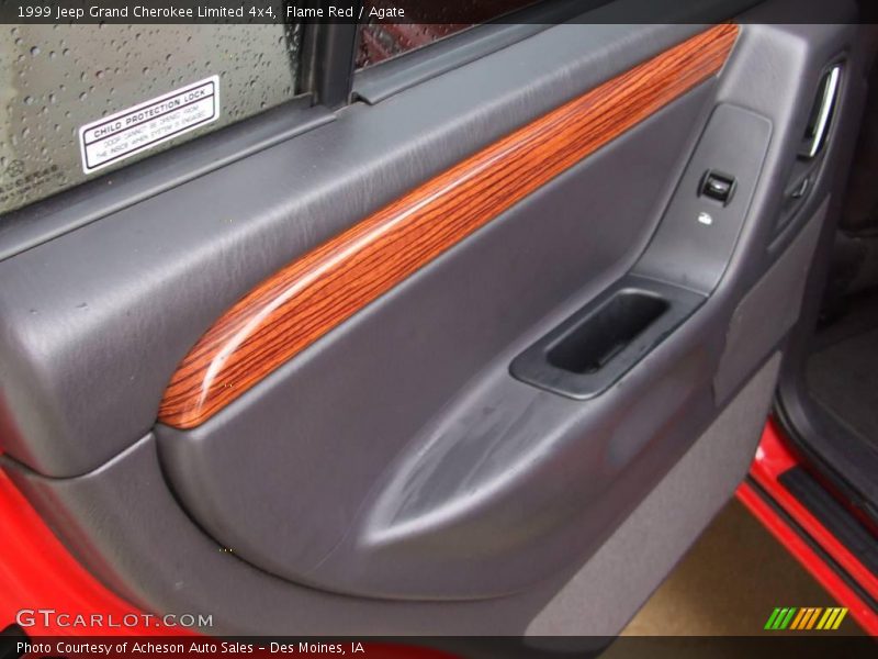 Flame Red / Agate 1999 Jeep Grand Cherokee Limited 4x4