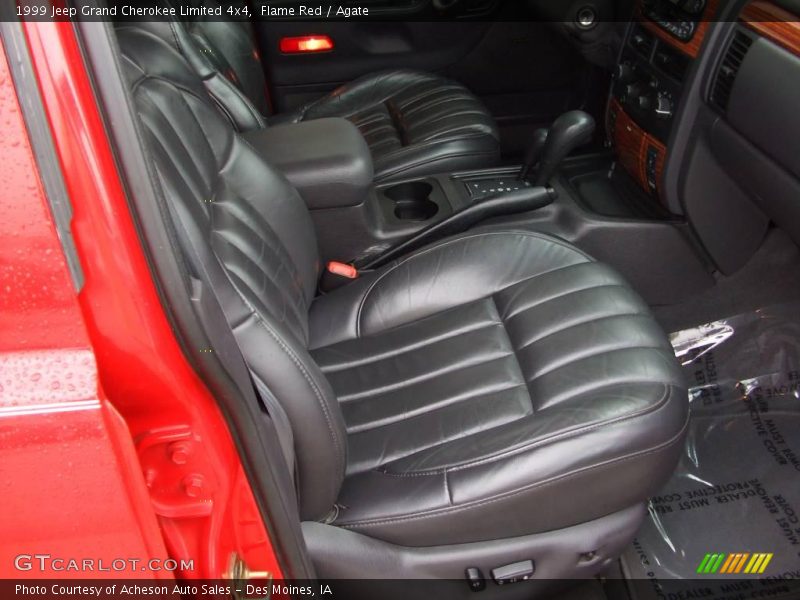 Flame Red / Agate 1999 Jeep Grand Cherokee Limited 4x4