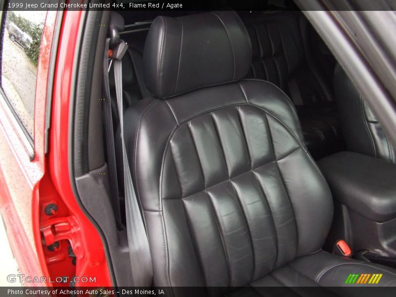 Flame Red / Agate 1999 Jeep Grand Cherokee Limited 4x4