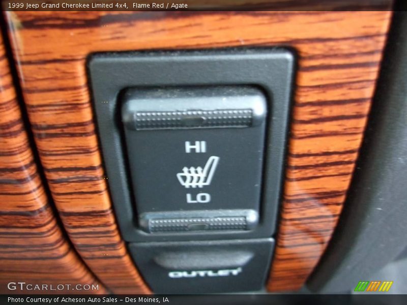 Flame Red / Agate 1999 Jeep Grand Cherokee Limited 4x4