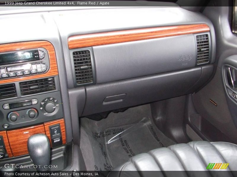 Flame Red / Agate 1999 Jeep Grand Cherokee Limited 4x4