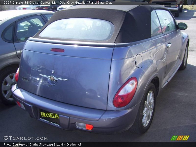 Opal Gray Metallic / Pastel Slate Gray 2007 Chrysler PT Cruiser Convertible