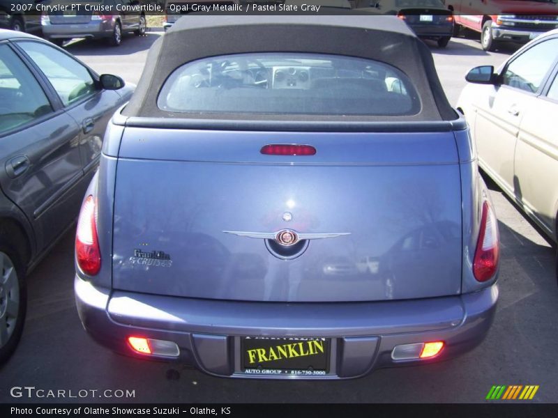 Opal Gray Metallic / Pastel Slate Gray 2007 Chrysler PT Cruiser Convertible
